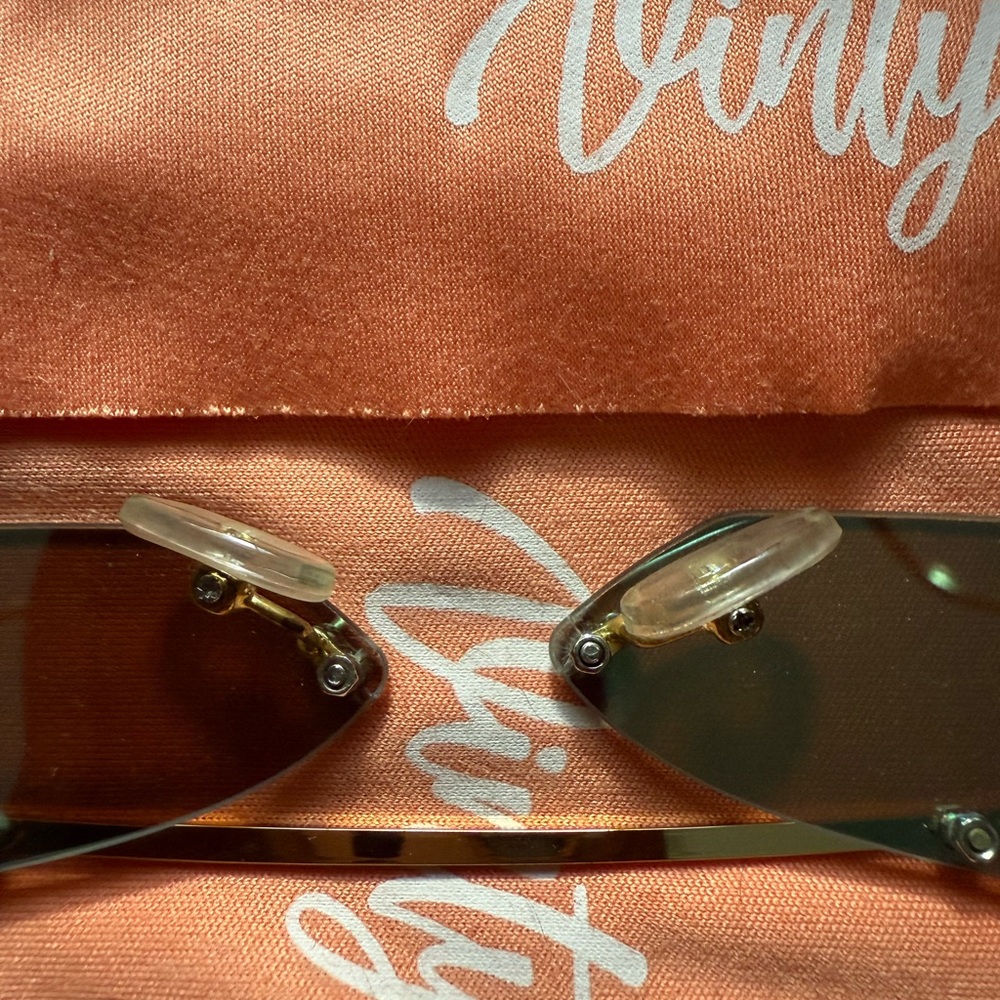 Vintyle Blue Rimless Sunglasses - Picture 8 of 8